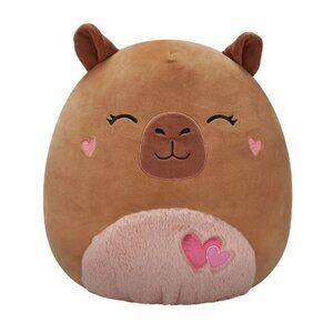 Squishmallow Valentine's Lijjian the capybara  5 in    NWT